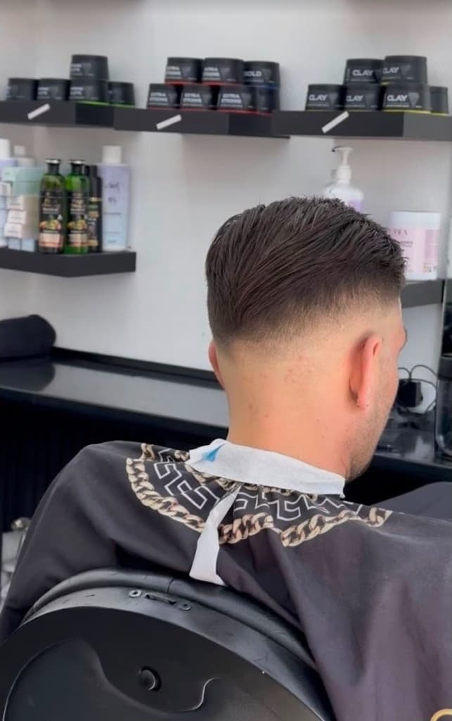 Classic Slick Back & Mid Drop Fade